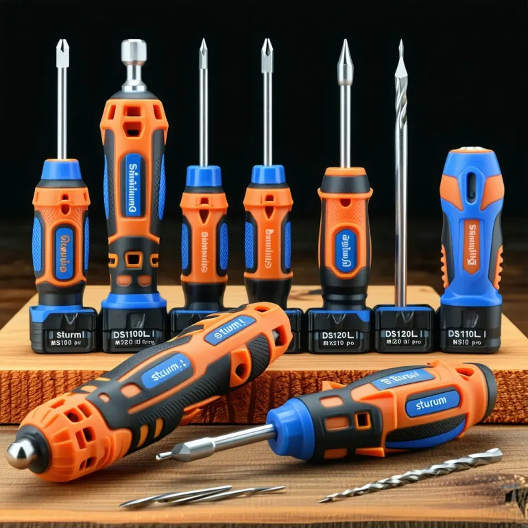 Шуруповерты Sturm: обзор моделей и сравнение характеристик